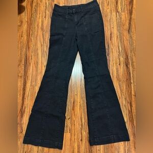 Maurices Black Flare High Rise Jeans